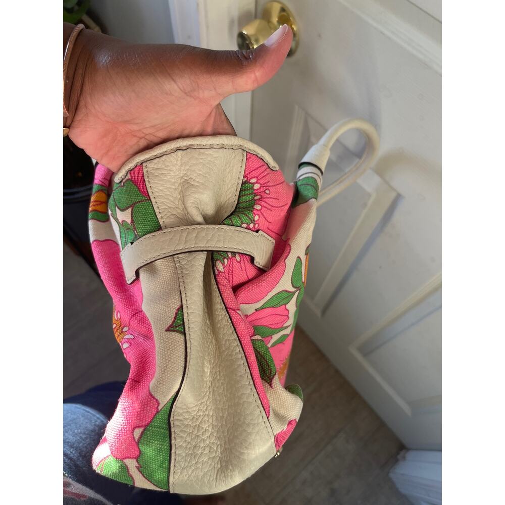 Kate Spade Rare Stevie High Falls Gulabi Floral Canvas Handbag- pls read desc - Picture 10 of 10